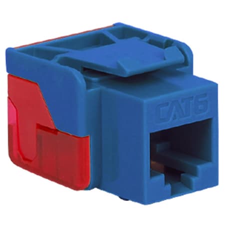Maxpower Cat 6 Ez Modular Connector, Blue MA332132